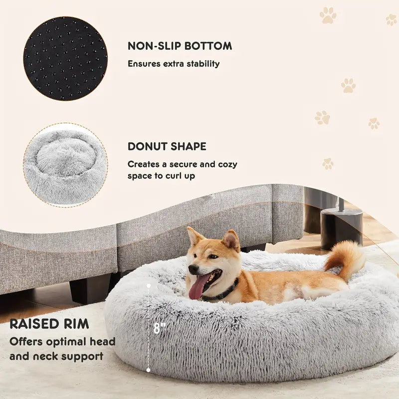 CritterCradle™ - Calming and Anxiety Relieving Comfort Dog Bed